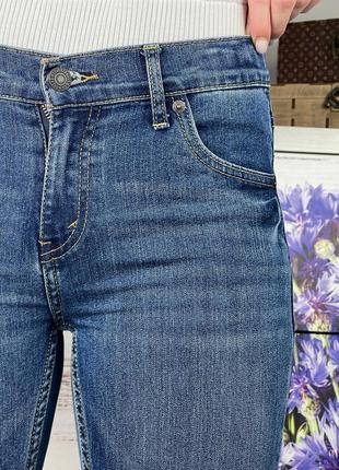 Классические зауженные синие джинсы levi’s 1+1=310 фото