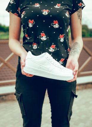 Nike air force 1 low "white"🔺женские кроссовки найк белый🔺36-403 фото