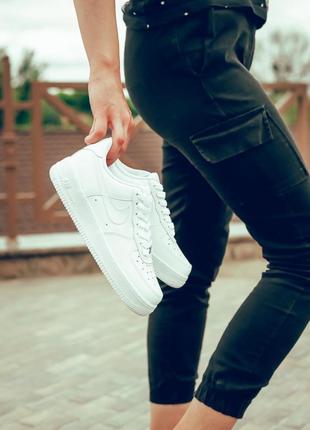 Nike air force 1 low "white"🔺женские кроссовки найк белый🔺36-407 фото