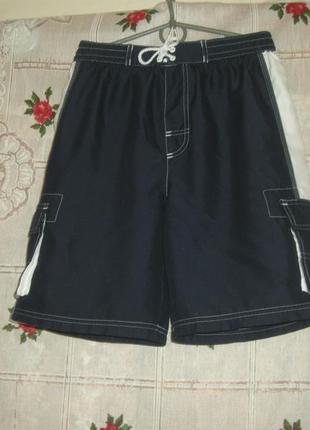 Шорти темно-синього кольору з білими вставками,"george"152см.