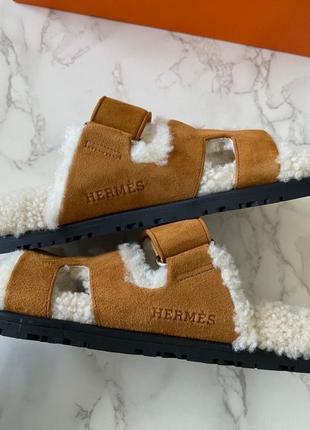 Капці в стилі hermes6 фото