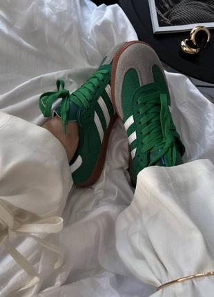 Кросівки adidas samba og green3 фото