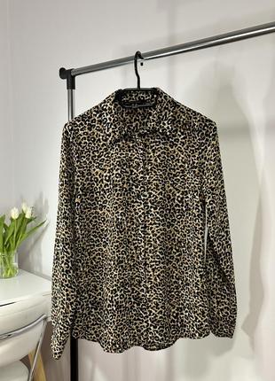 Леопардова сорочка / блуза1 фото