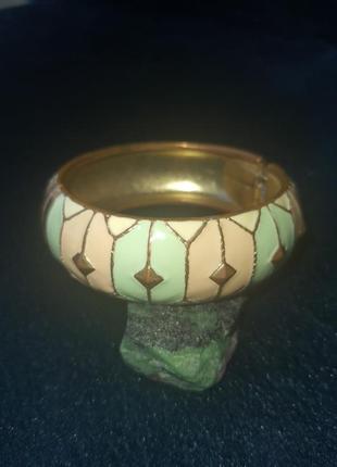 Винтажный браслет эмаль