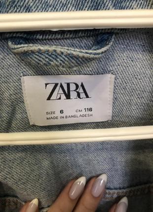 Джинсова курточка zara2 фото