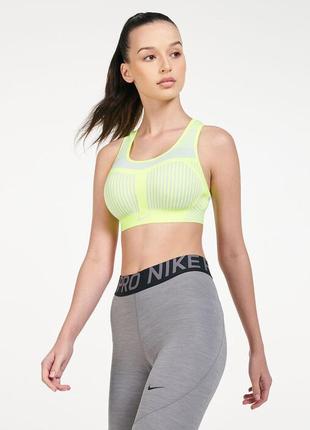 Nike women's phenom flyknit sports bra щільний спортивний топ бра1 фото