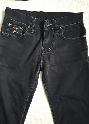Джинси louis vuitton lv класні джинси слімс темно-синього кольору