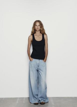 Чорна майка zara