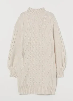Платье джемпер с пышными рукавами h&m 6