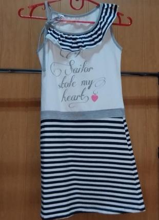 Сукня літня для дівчинки  134 розмір