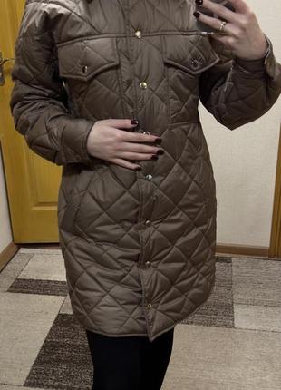 Стеганая куртка пальто2 фото