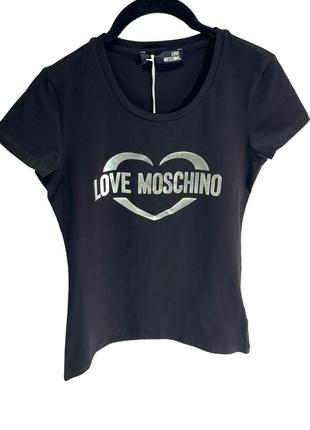 Женская футболка love moschino1 фото