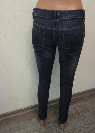 Синие узкие джинсы в обтяжку ,скинни4 фото