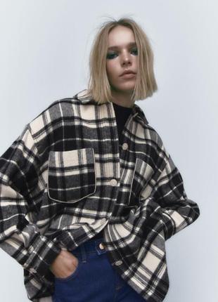 Куртка сорочка zara із лімітованої колекції