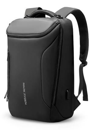 Mark ryden - міський рюкзак mr-9031 x-ray 2.0 наплічник чорний місткий1 фото