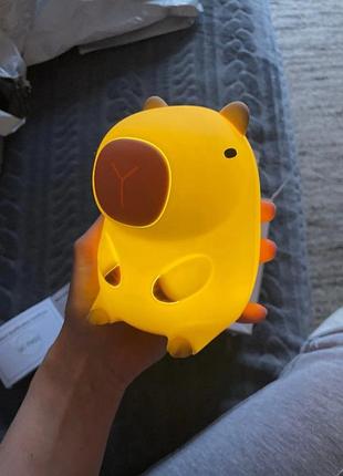 Силиконовый ночник《капибара》