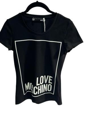 Женская футболка love moschino оригинал!