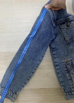 Куртка джинсовая утепленная 134-140 рост5 фото