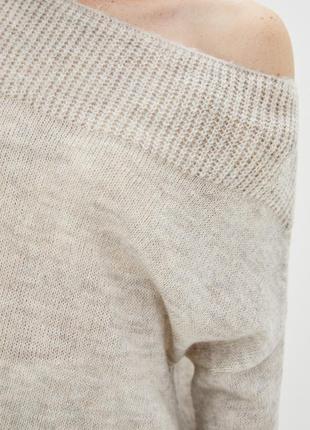 Легкий вязаный женский свитер-джемпер из итальянской пряжи8 фото