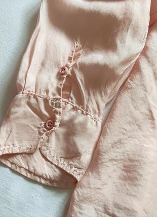 Шовкова блузка оверсайз
100% silk блуза з великими карманами7 фото