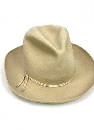 Шляпа фетровая в ковбойском стиле keise, винтажная