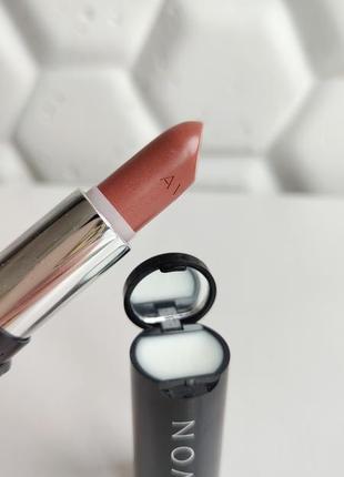 Помада блеск для губ от эйвон avon beige luxe3 фото