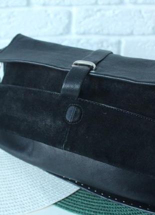 Стильна і цікава сумка на плече mint velvet. натуральна шкіра.3 фото