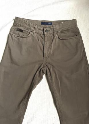 Джинсы холодного песочного цвета trussardi jeans унисекс