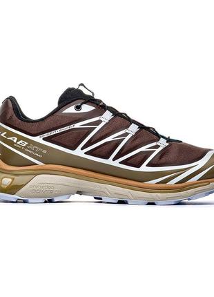 💥salomon xt-6 grey brown5 фото