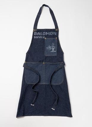 Salomon service&nbsp;rare  vintage selvedge denim  apron фартух1 фото