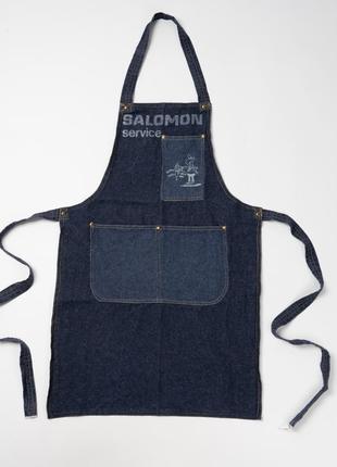 Salomon service&nbsp;rare  vintage selvedge denim  apron фартух2 фото