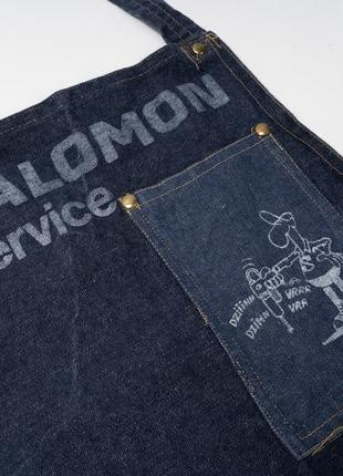 Salomon service&nbsp;rare  vintage selvedge denim  apron фартух4 фото