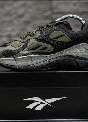 Кросівки reebok zig kinetica ii зелені4 фото