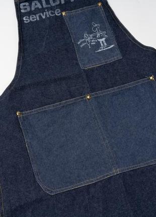 Salomon service&nbsp;rare  vintage selvedge denim  apron фартух4 фото