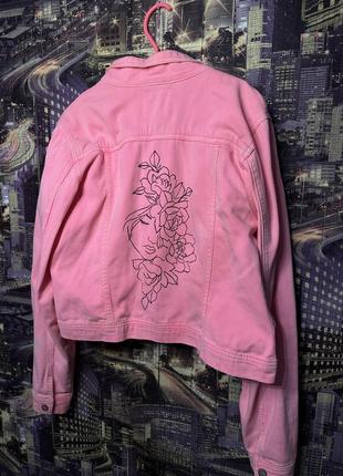 Джинсовка с рисунком