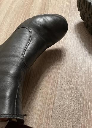 Шкіряні зимові чобітки на дуже широку ногу з високим підйомом3 фото