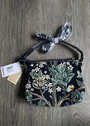 Сумка signare tapestry  william morris tree  - cross body bag3 фото