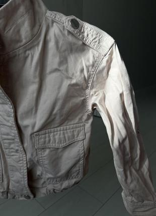 Джинсовка / джинсовая куртка на девочку 128 см4 фото