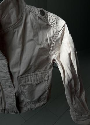 Джинсовка / джинсовая куртка на девочку 128 см3 фото