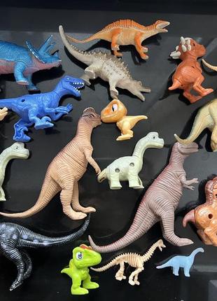 Фігурки динозаврів динозаври1 фото