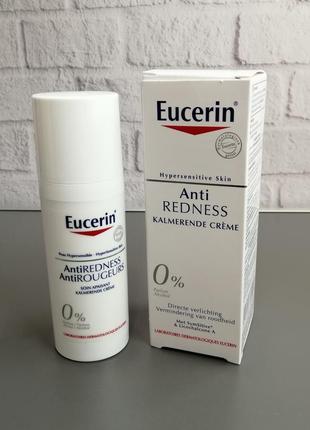 Заспокійливий крем для обличчя eucerin antiredness soothing care, 50 мл
