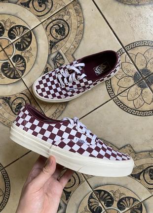 Мужские кеды кроссовки vans off the wall authentic checkerboard