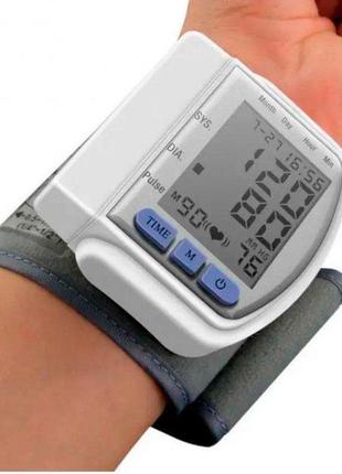 Тонометр на зап'ястку automatic blood pressure ck-102s3 фото
