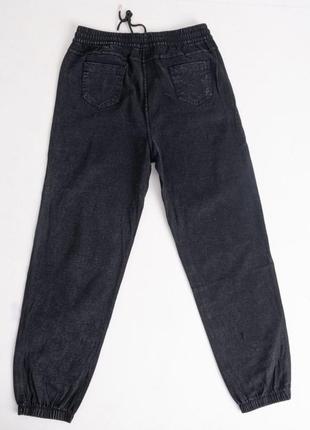 Батальні жіночі джинси джогери4 фото