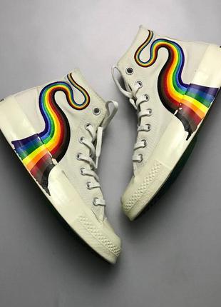 Кеди converse chuck taylor high 70s pride