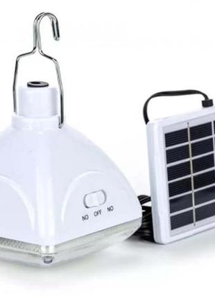 Ліхтар кемпінговий gdlite — 20led x 1,2 вт із сонячною батареєю