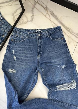 Стильные широкие джинсы 42р3 фото