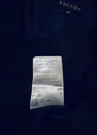 Пиджак escada шерсть оригинал бренд жакет блейзер размер s,xs3 фото