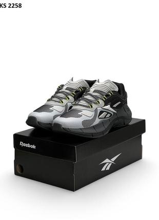 Кроссовки reebok zig kinetica ii черно-серые