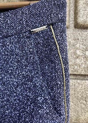 🔥 распродаж 🔥 брендовые итальянские твидовые брюки с красивыми пуговицами5 фото